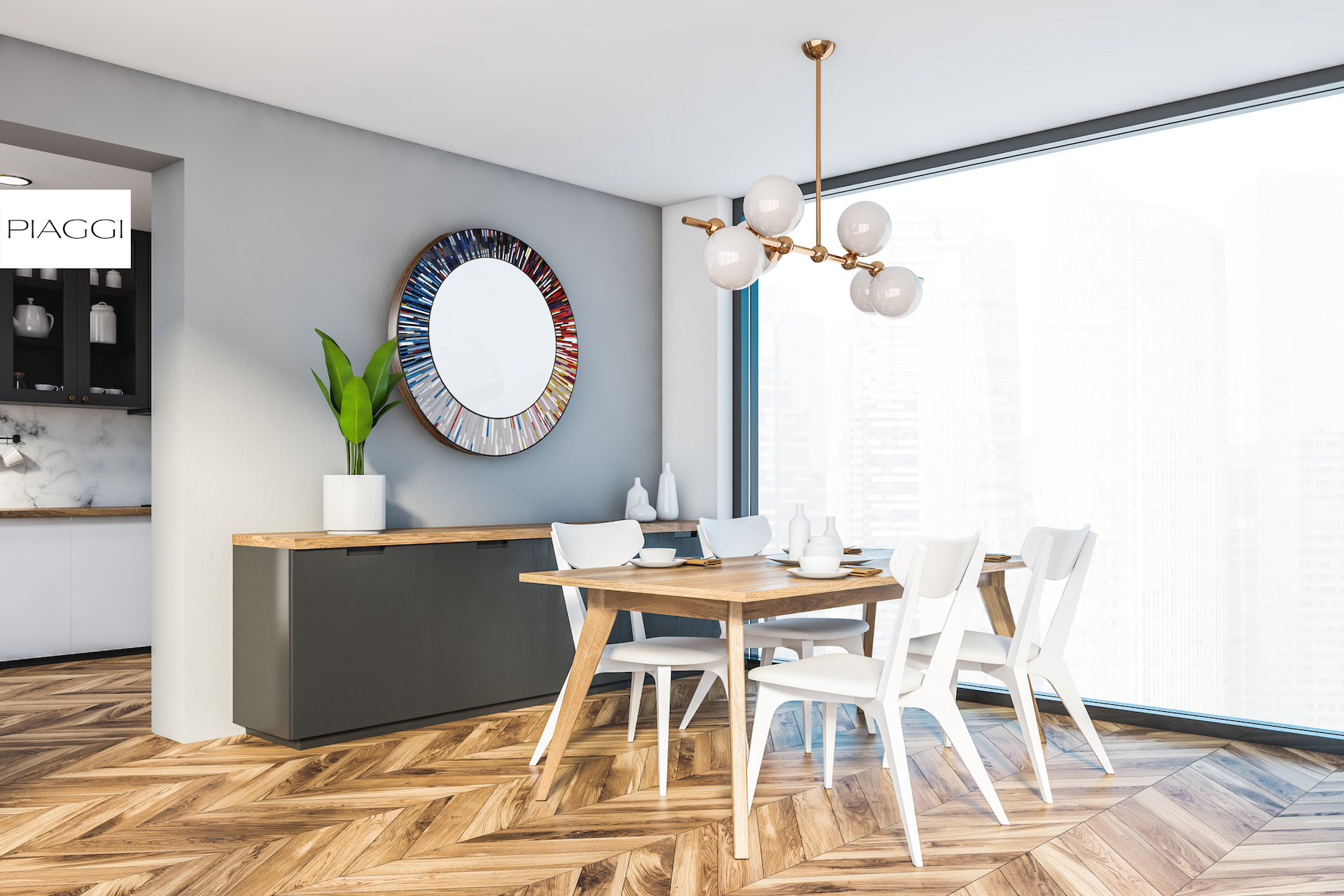 Piaggi Mirrors Visual Roulette